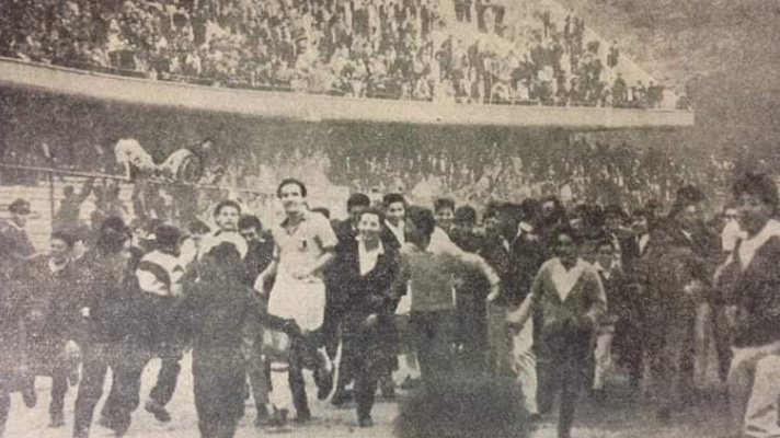 26/02/1966 - Partido amistoso entre Deportes Concepción vs. Unión Soviética (1-1)